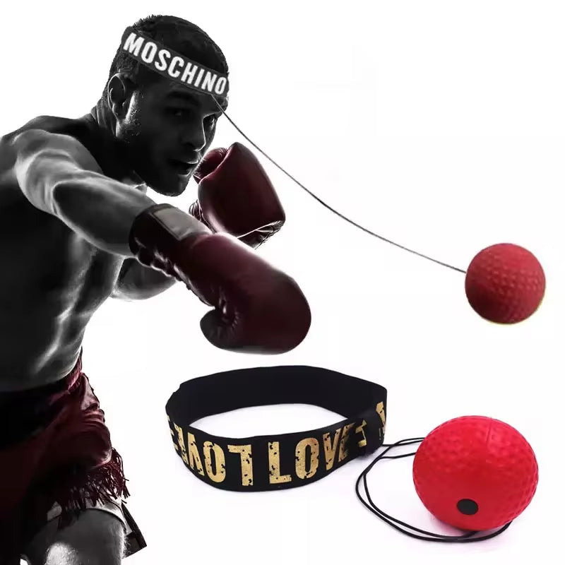 Elevate Your Training with the Boxing Speed Ball - Head-Mounted PU Punch Ball for MMA, Sanda, and Home Fitness